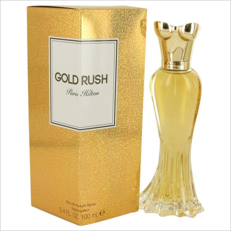 Gold Rush by Paris Hilton Eau De Parfum Spray 3.4 oz for Women - PERFUME