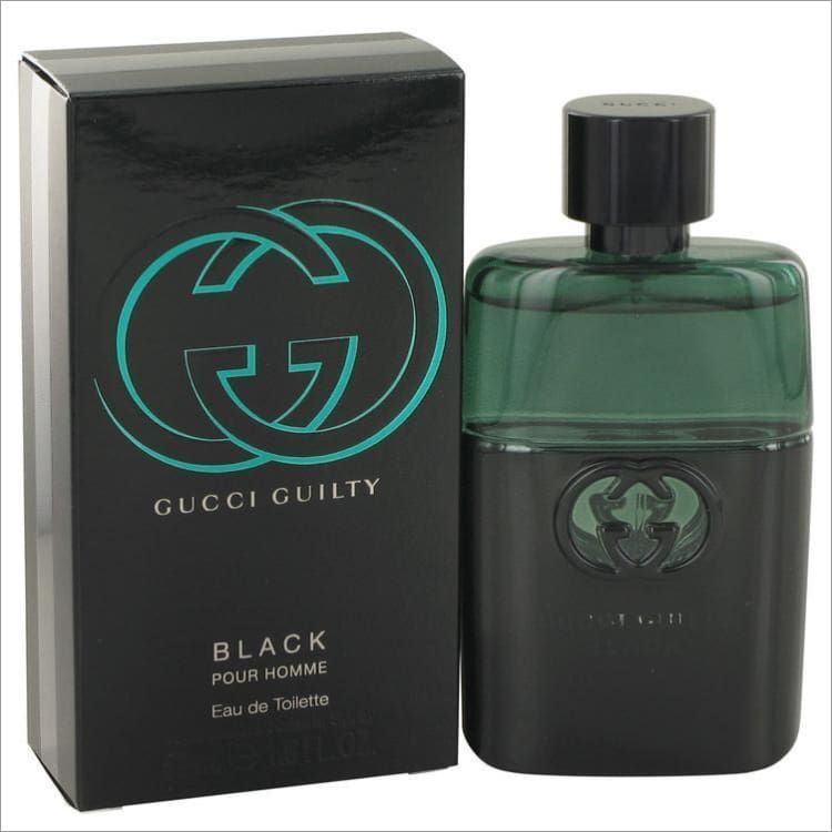 Gucci Guilty Black by Gucci Eau De Toilette Spray 1.6 oz for Men - COLOGNE