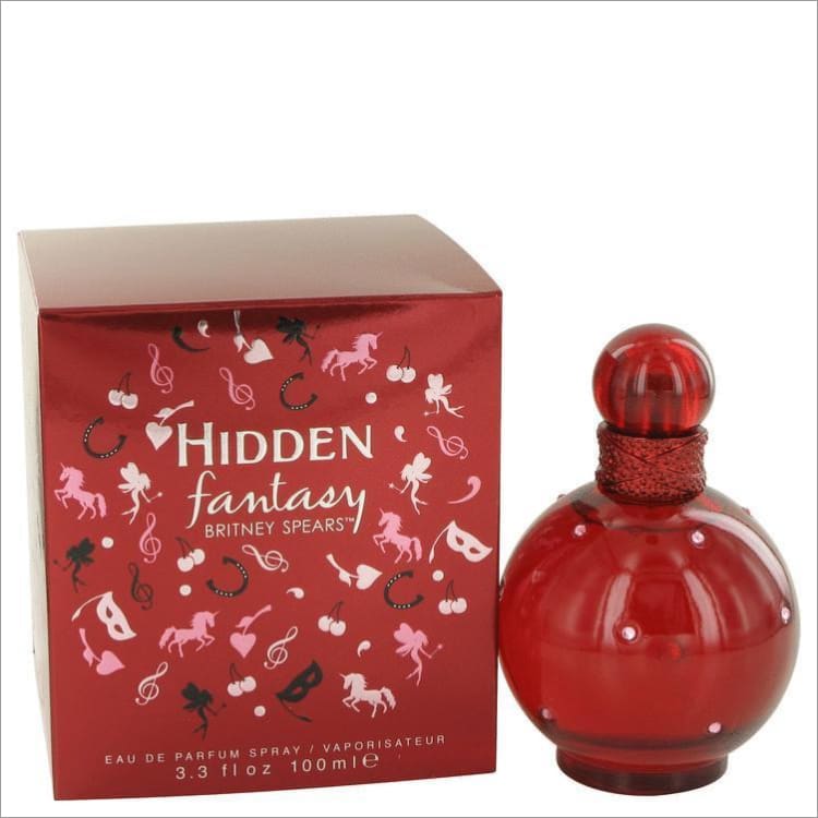 Hidden Fantasy by Britney Spears Eau De Parfum Spray 3.4 oz for Women - PERFUME