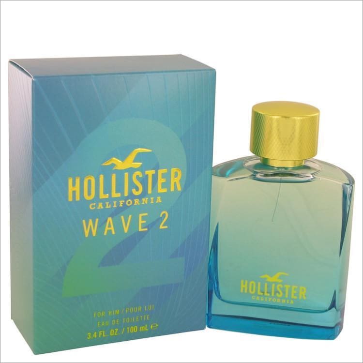 Hollister Wave 2 by Hollister Eau De Toilette Spray 3.4 oz for Men - COLOGNE