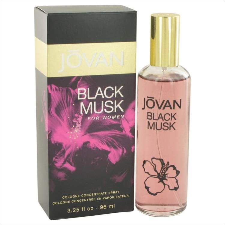 Jovan Black Musk by Jovan Cologne Concentrate Spray 3.25 oz for Women - PERFUME