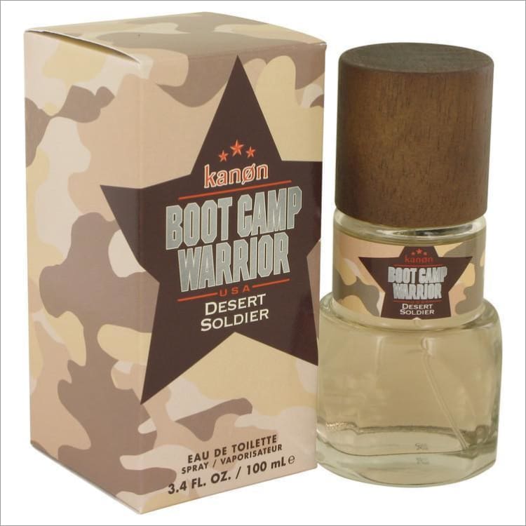 Kanon Boot Camp Warrior Desert Soldier by Kanon Eau De Toilette Spray 3.4 oz for Men - COLOGNE