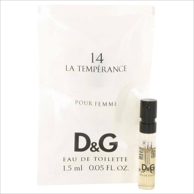 La Temperance 14 by Dolce &amp; Gabbana Vial (Sample) .05 oz for Women - PERFUME