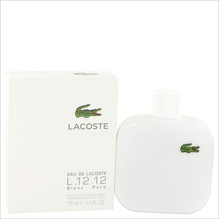 Lacoste Eau De Lacoste L.12.12 Blanc by Lacoste Eau De Toilette Spray 5.9 oz for Men - COLOGNE