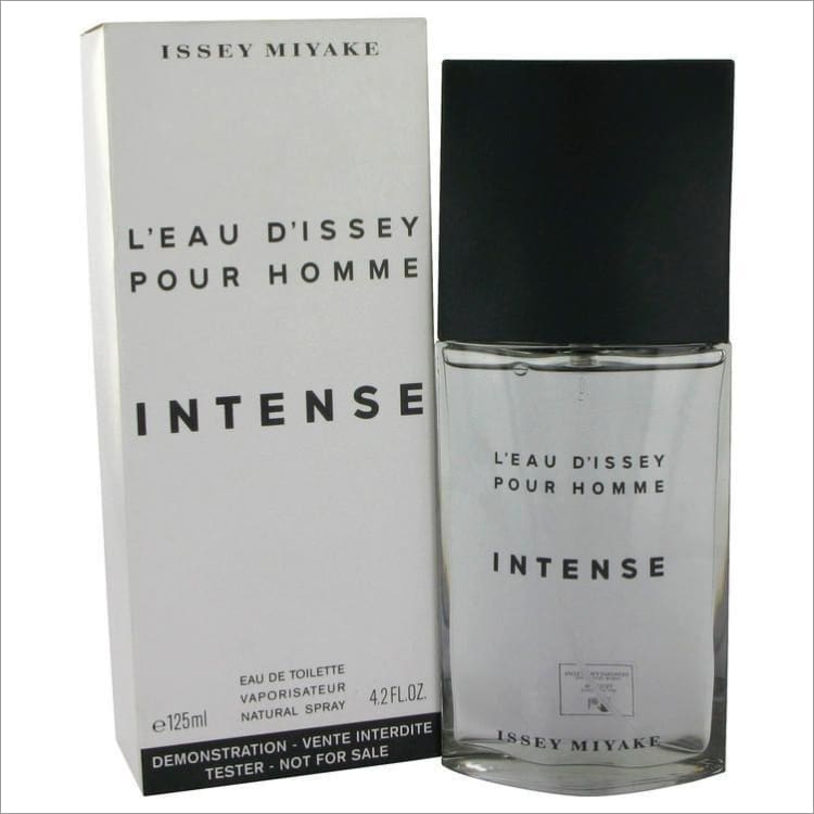 Leau DIssey Pour Homme Intense by Issey Miyake Eau De Toilette Spray (Tester) 4.2 oz for Men - COLOGNE