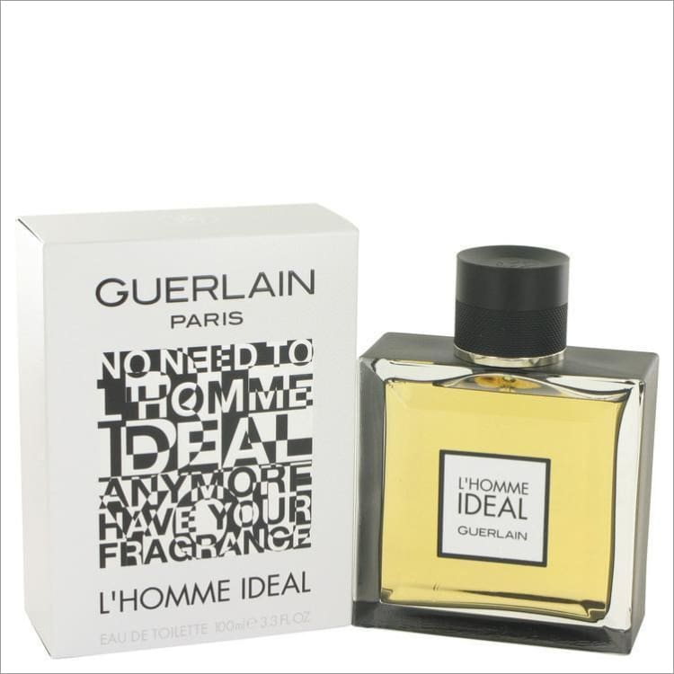 Lhomme Ideal by Guerlain Eau De Toilette Spray 3.3 oz for Men - COLOGNE