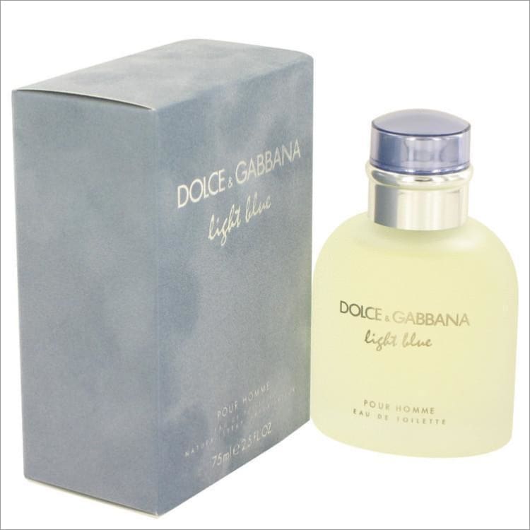 Light Blue by Dolce &amp; Gabbana Eau De Toilette Spray 2.5 oz for Men - COLOGNE