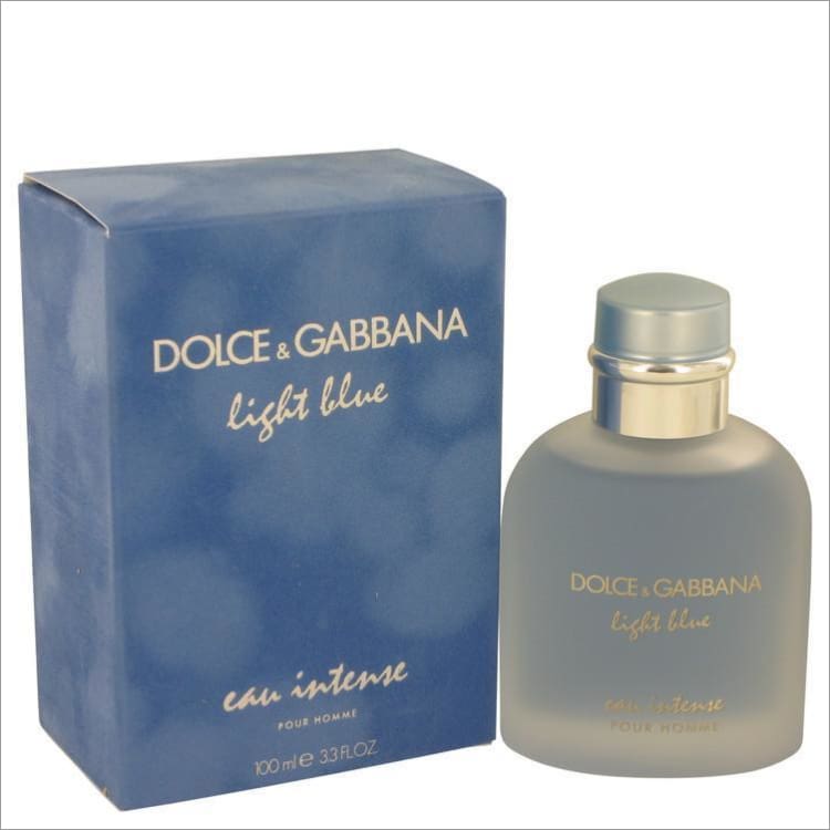 Light Blue Eau Intense by Dolce &amp; Gabbana Eau De Parfum Spray 3.3 oz for Men - COLOGNE