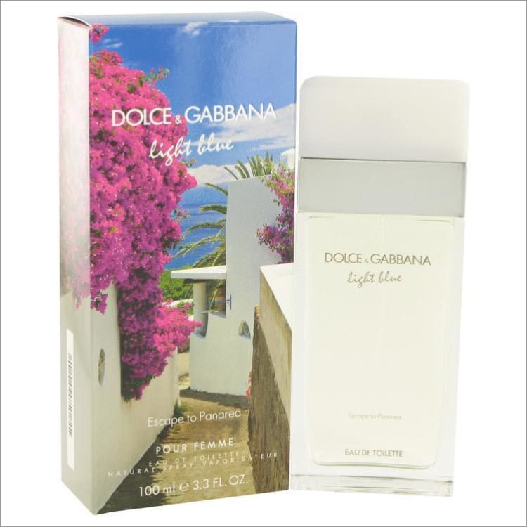 Light Blue Escape to Panarea by Dolce &amp; Gabbana Eau De Toilette Spray 3.3 oz for Women - PERFUME