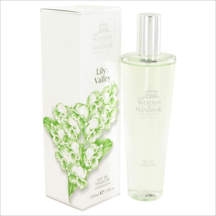 Lily of the Valley (Woods of Windsor) by Woods of Windsor Eau De Toilette Spray 3.4 oz for Women - PERFUME