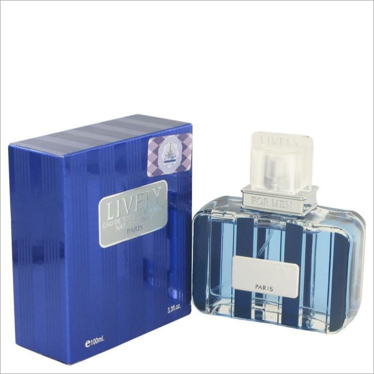 Lively by Parfums Lively Eau De Toilette Spray 3.4 oz for Men - COLOGNE