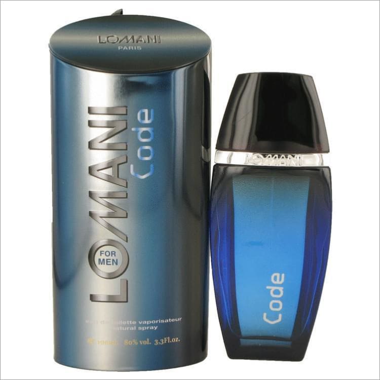 Lomani Code by Lomani Eau De Toilette Spray 3.4 oz for Men - COLOGNE