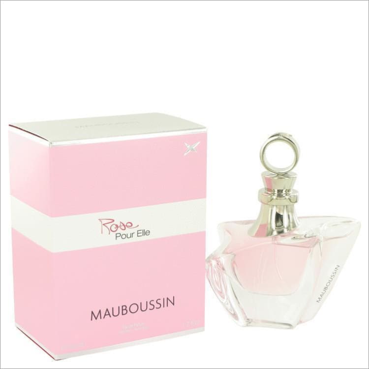 Mauboussin Rose Pour Elle by Mauboussin Eau De Parfum Spray 1.7 iz for Women - PERFUME