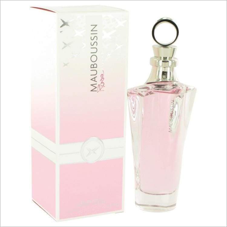 Mauboussin Rose Pour Elle by Mauboussin Eau De Parfum Spray 3.4 oz for Women - PERFUME