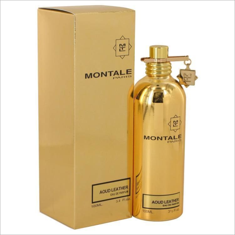 Montale Aoud Leather by Montale Eau De Parfum Spray (Unisex) 3.4 oz for Women - PERFUME