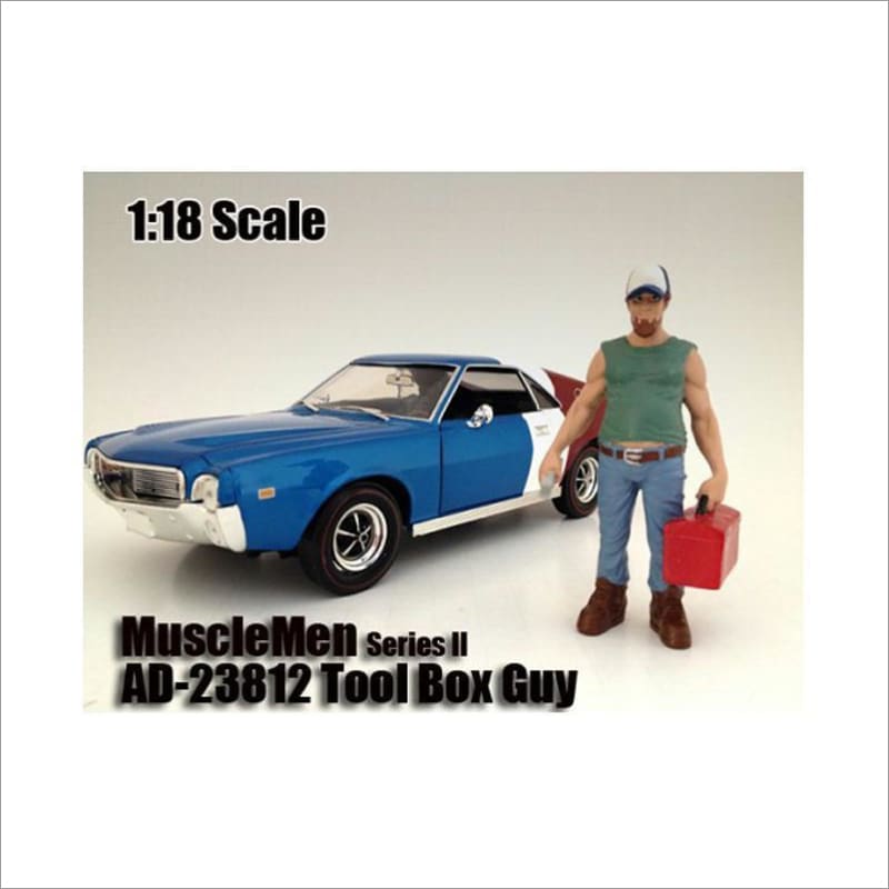 Musclemen Tool Box Guy Figure For 1:18 Scale Models by American Diorama - Accessories