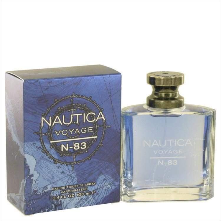 Nautica Voyage N-83 by Nautica Eau De Toilette Spray 3.4 oz for Men - COLOGNE