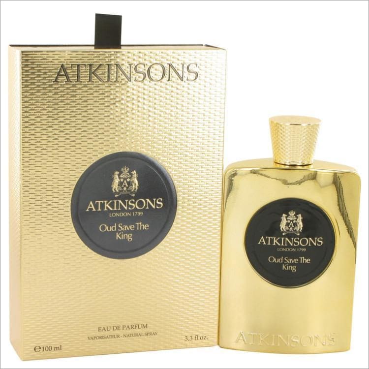 Oud Save The King by Atkinsons Eau De Parfum Spray 3.3 oz - MENS COLOGNE