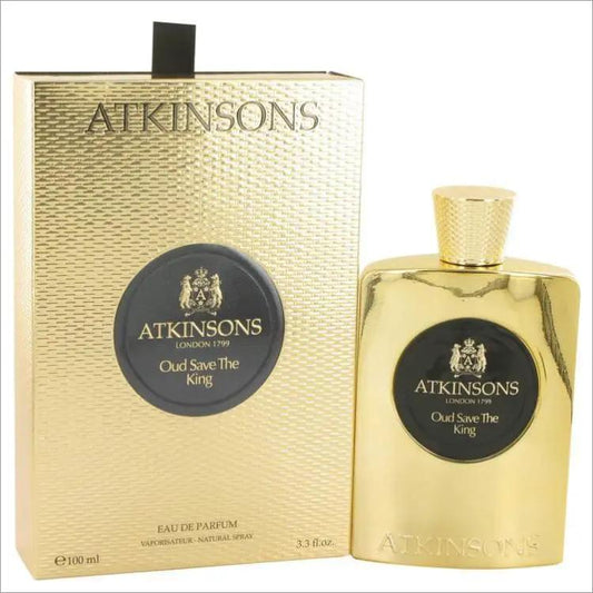 Oud Save The King by Atkinsons Eau De Parfum Spray 3.3 oz - MENS COLOGNE