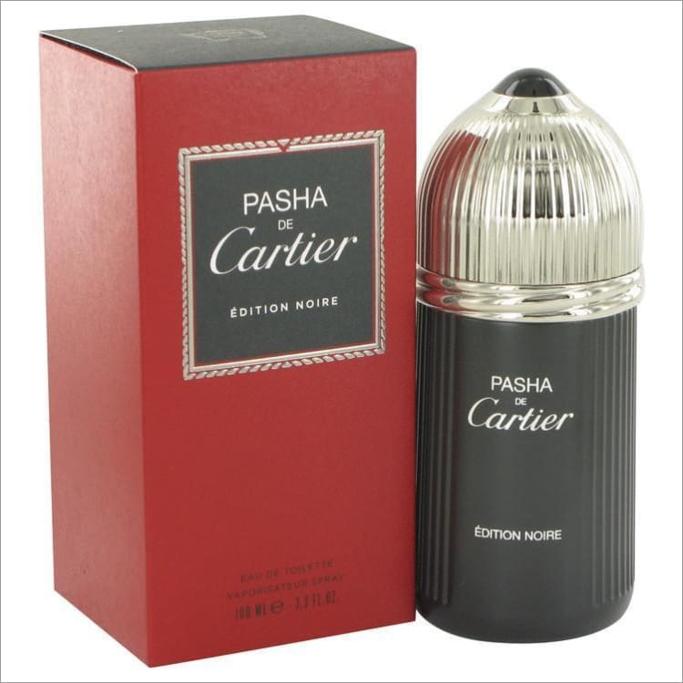 Pasha De Cartier Noire by Cartier Eau De Toilette Spray 3.3 oz for Men - COLOGNE