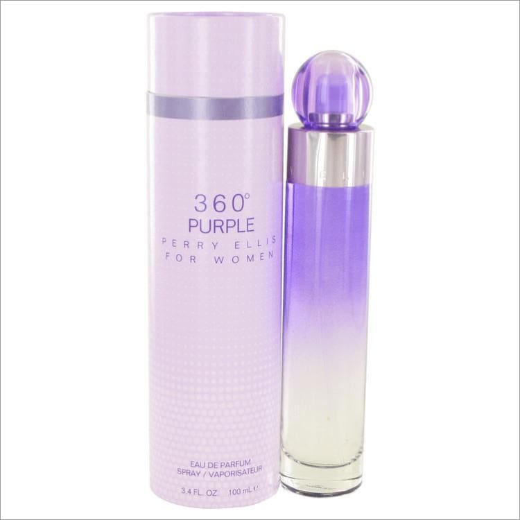 Perry Ellis 360 Purple by Perry Ellis Eau De Parfum Spray 3.4 oz for Women - PERFUME