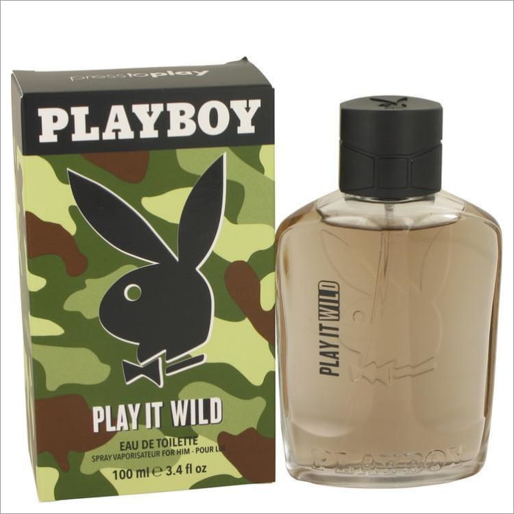 Playboy Play It Wild by Playboy Eau De Toilette Spray 3.4 oz for Men - COLOGNE