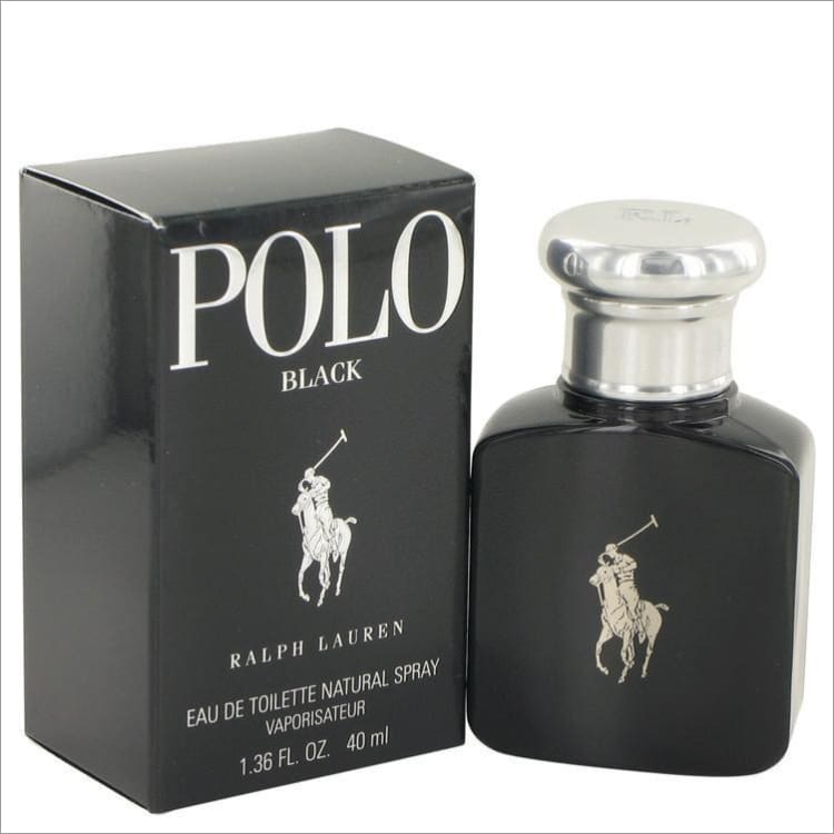 Polo Black by Ralph Lauren Eau De Toilette Spray 1.4 oz for Men - COLOGNE