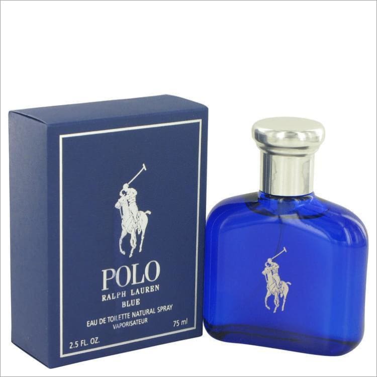Polo Blue by Ralph Lauren Eau De Toilette Spray 2.5 oz for Men - COLOGNE