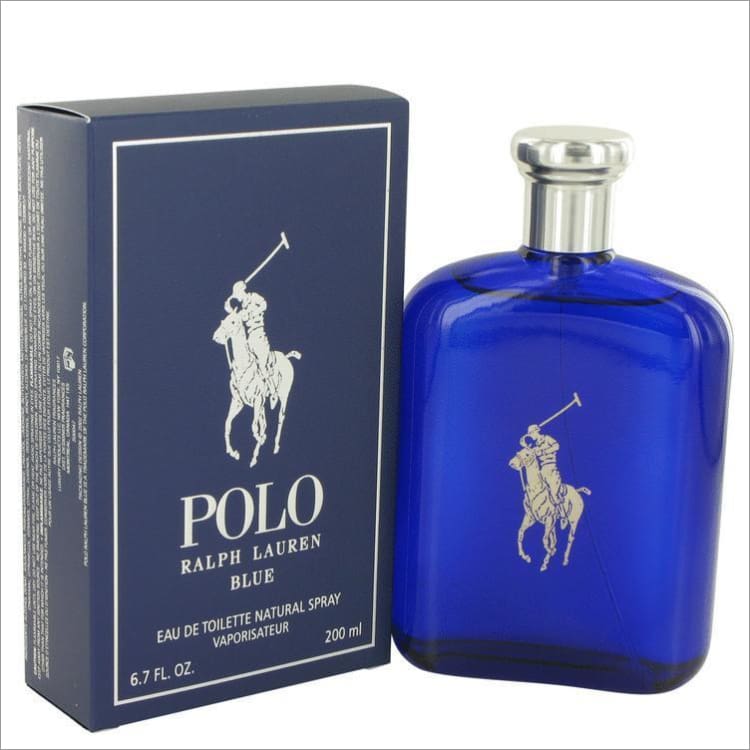 Polo Blue by Ralph Lauren Eau De Toilette Spray 6.7 oz for Men - COLOGNE