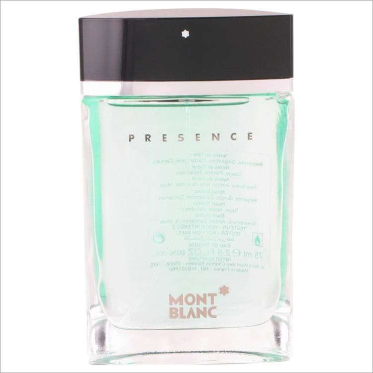 Presence by Mont Blanc Eau De Toilette Spray (Tester) 2.5 oz for Men - COLOGNE