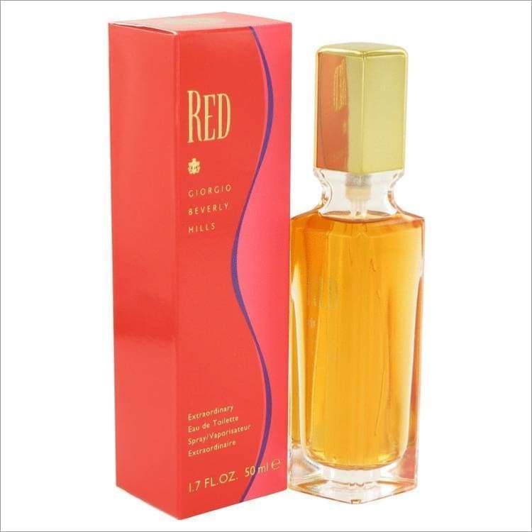 RED by Giorgio Beverly Hills Eau De Toilette Spray 1.7 oz for Women - PERFUME
