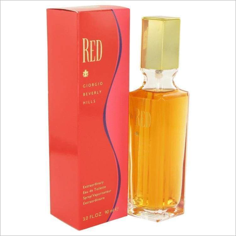 RED by Giorgio Beverly Hills Eau De Toilette Spray 3 oz for Women - PERFUME