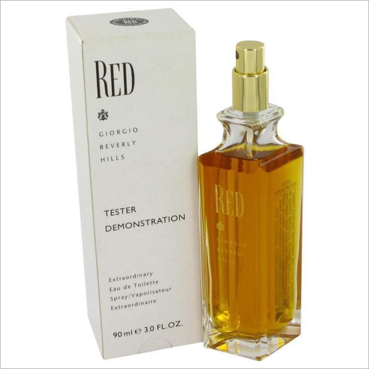 RED by Giorgio Beverly Hills Eau De Toilette Spray (Tester) 3 oz for Women - PERFUME