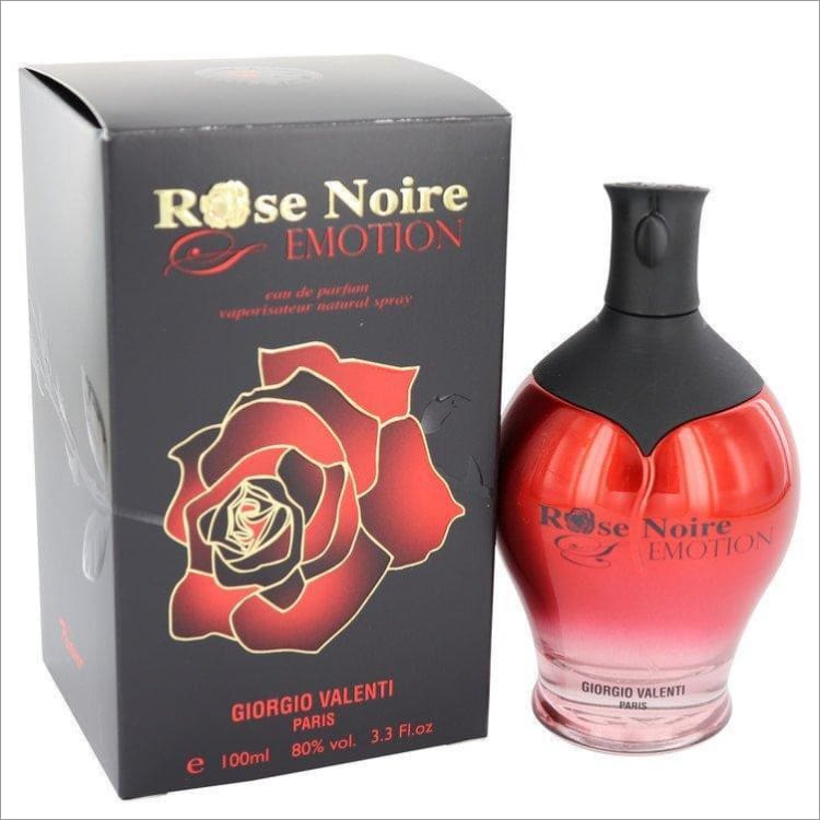 Rose Noire Emotion by Giorgio Valenti Eau De Parfum Spray 3.3 oz for Women - PERFUME