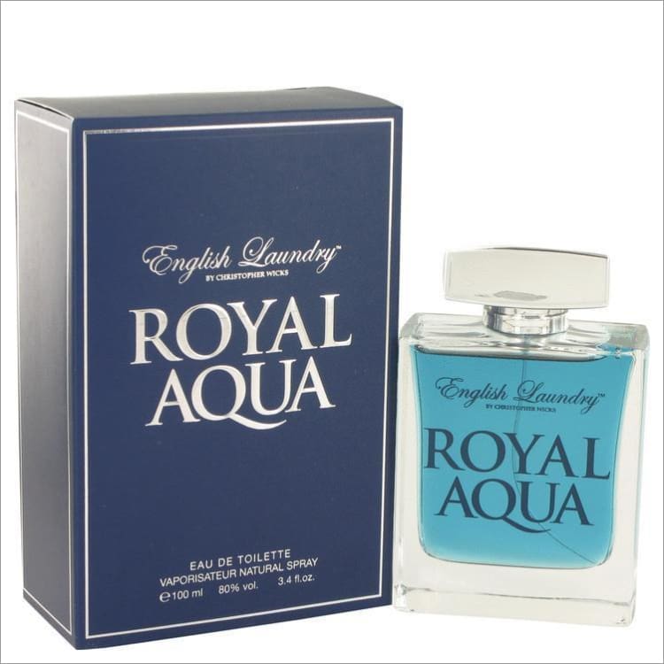 Royal Aqua by English Laundry Eau De Toilette Spray 3.4 oz for Men - COLOGNE