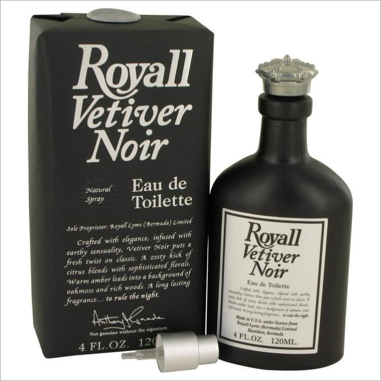 Royall Vetiver Noir by Royall Fragrances Eau de Toilette Spray 4 oz for Men - COLOGNE