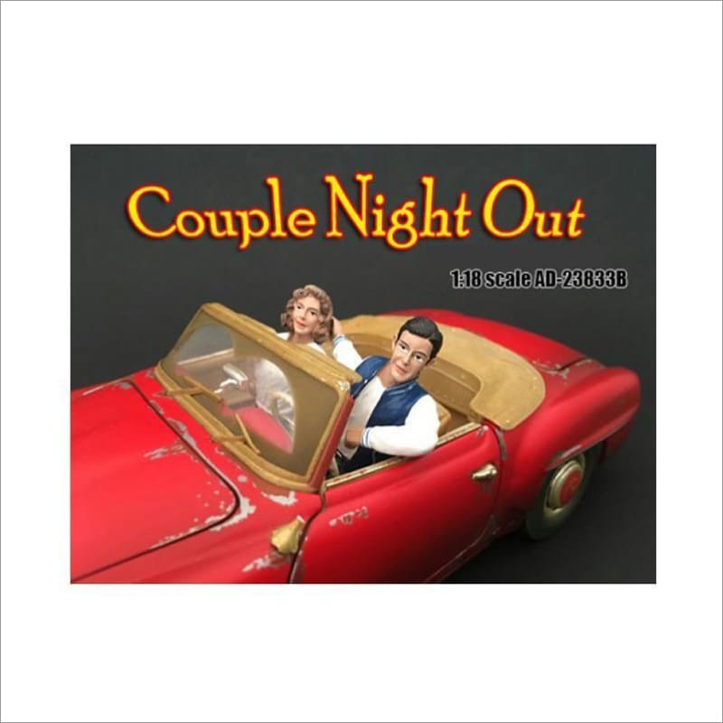 Seated Couple Release II 2 Piece Figure Set for 1:18 Models by American Diorama - Accessories