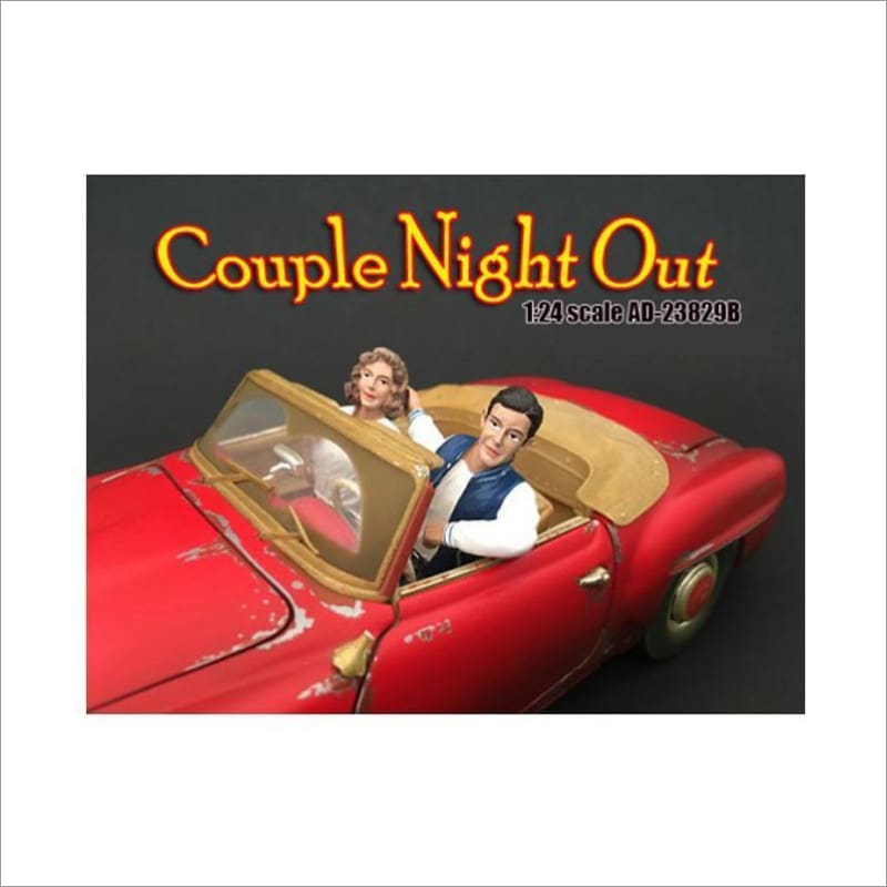 Seated Couple Release II 2 Piece Figure Set for 1:24 Models by American Diorama - Accessories
