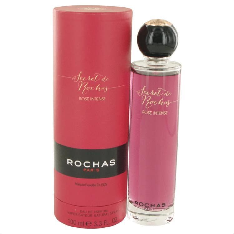 Secret De Rochas Rose Intense by Rochas Eau De Parfum Spray 3.3 oz for Women - PERFUME