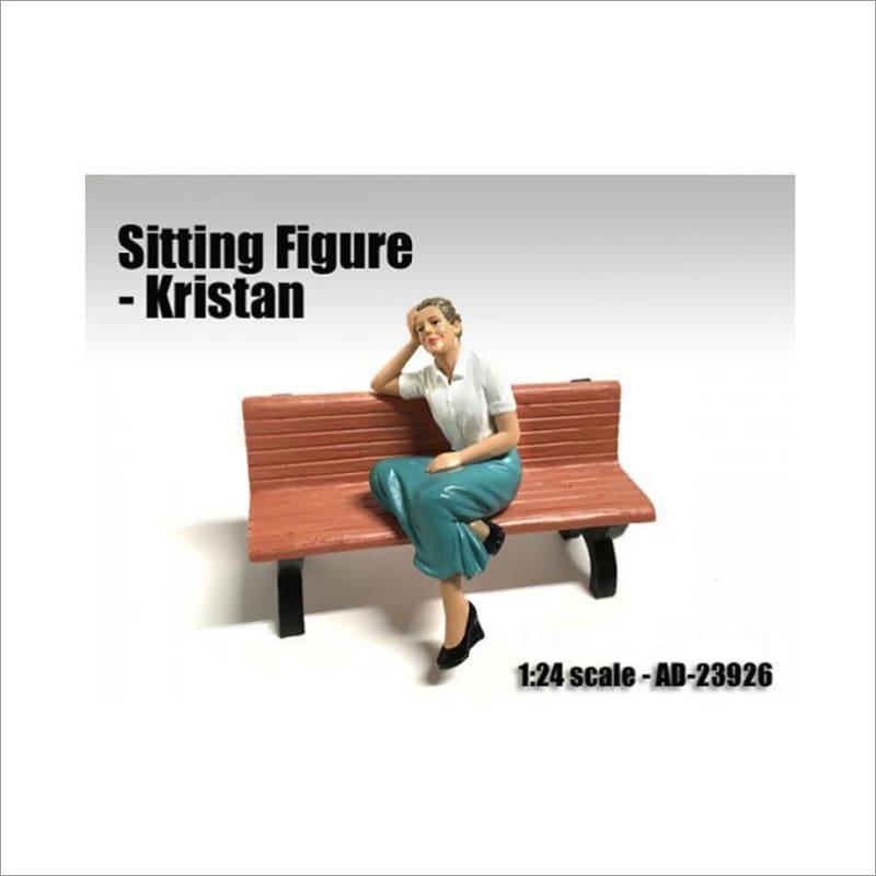 Sitting Figure Kristan For 1:24 Scale Models by American Diorama - Accessories