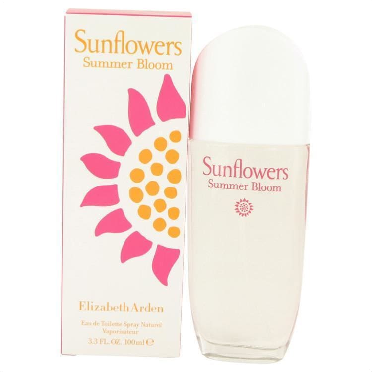 Sunflowers Summer Bloom by Elizabeth Arden Eau De Toilette Spray 3.3 oz for Women - PERFUME