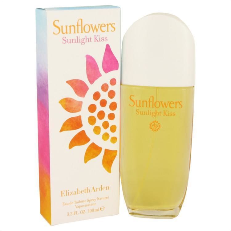Sunflowers Sunlight Kiss by Elizabeth Arden Eau De Toilette Spray 3.4 oz for Women - PERFUME