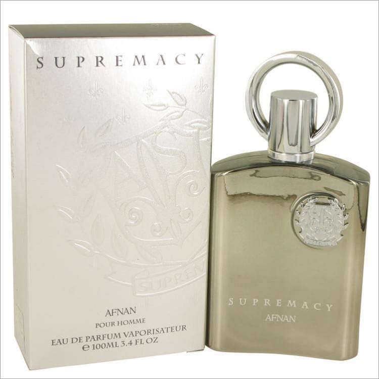 Supremacy Silver by Afnan Eau De Parfum Spray 3.4 oz - MENS COLOGNE