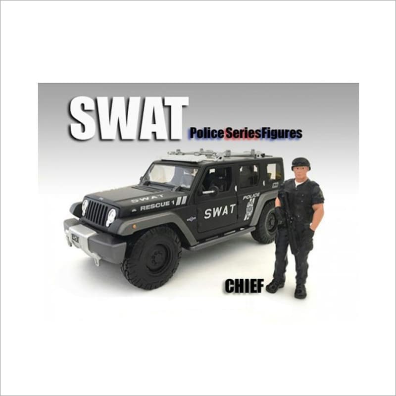 SWAT Team Chief Figure For 1:24 Scale Models by American Diorama - Accessories
