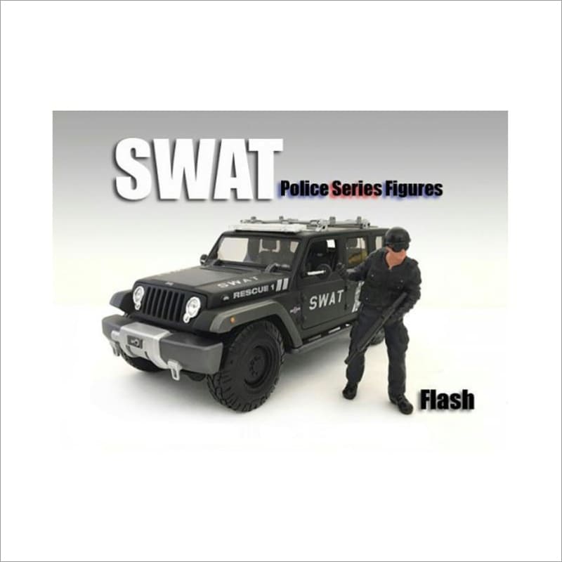 SWAT Team Flash Figure For 1:18 Scale Models by American Diorama - Accessories