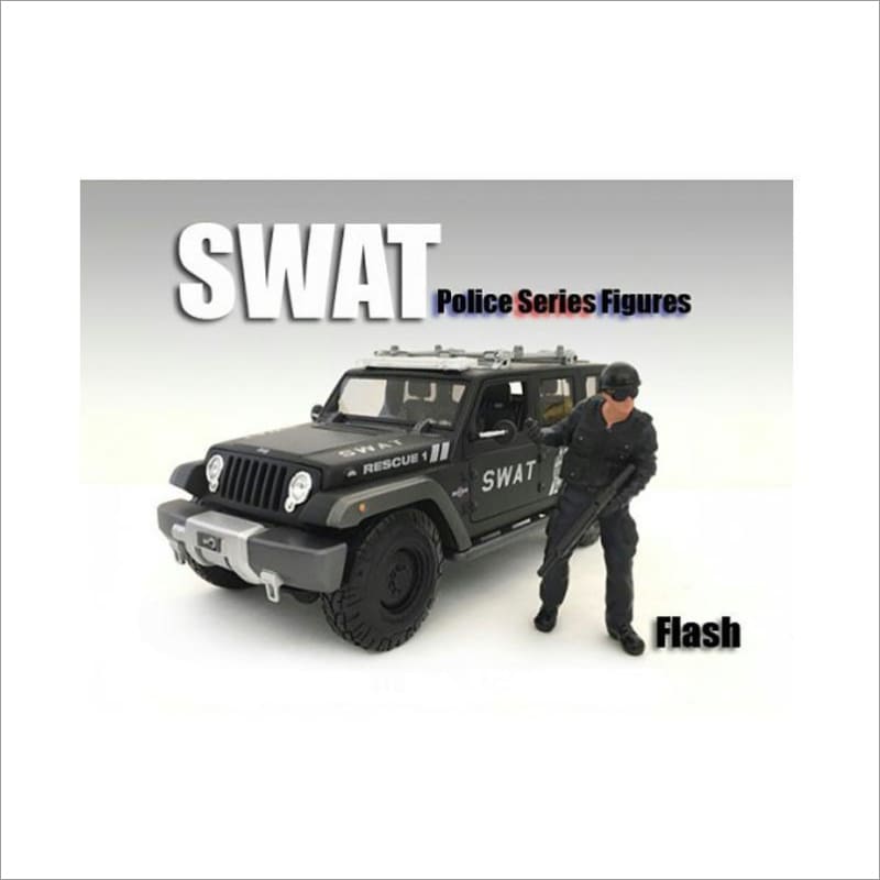 SWAT Team Flash Figure For 1:24 Scale Models by American Diorama - Accessories