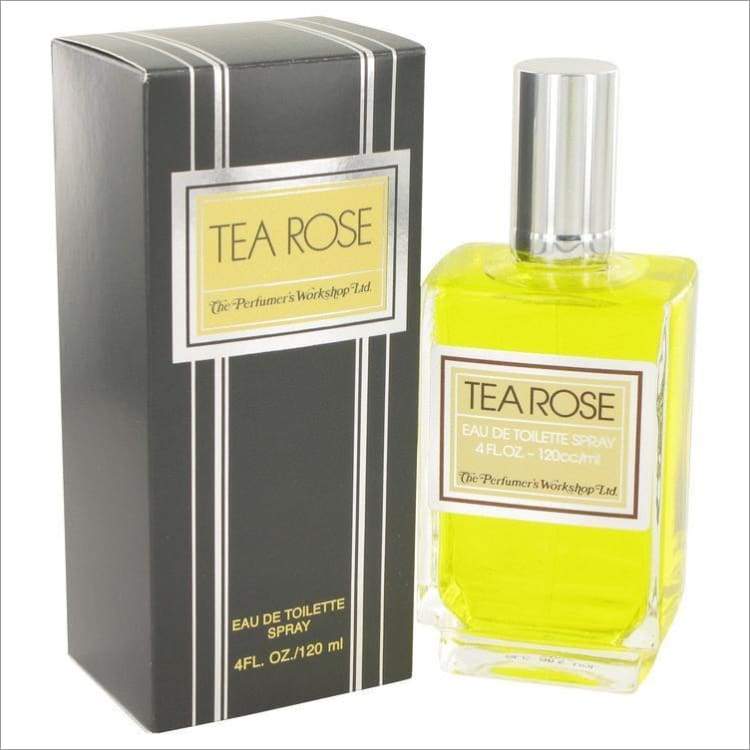 TEA ROSE by Perfumers Workshop Eau De Toilette Spray 4 oz for Women - PERFUME
