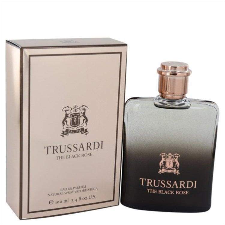 The Black Rose by Trussardi Eau De Parfum Spray (Unisex) 3.3 oz for Women - PERFUME