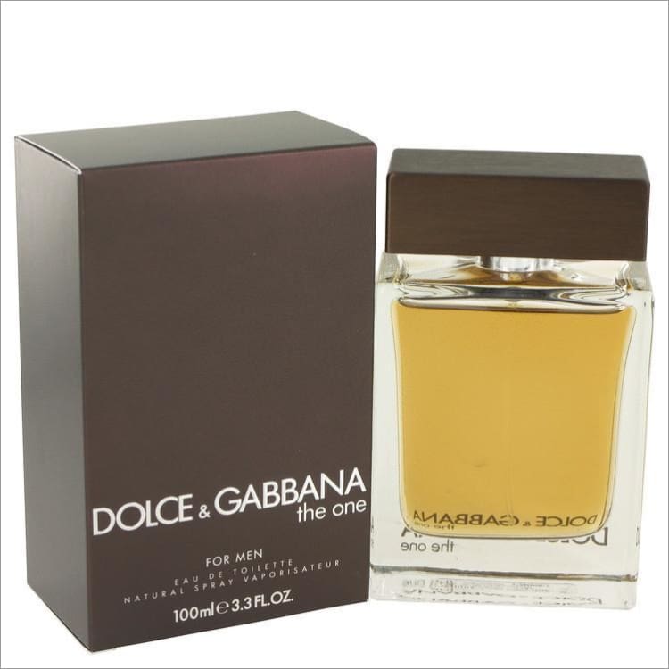 The One by Dolce &amp; Gabbana Eau De Toilette Spray 3.4 oz for Men - COLOGNE