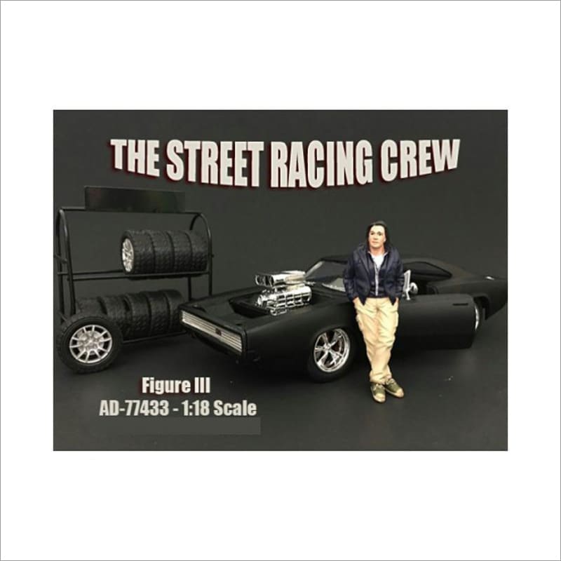 The Street Racing Crew Figure III For 1:18 Scale Models by American Diorama - Accessories